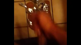 Me jerking off and cumming on my step sisters sandals